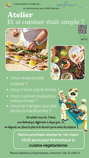 Atelier culinaire Mars 2025