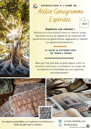 Atelier génogramme Espérides Oct 2025