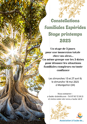 Stage Constellations familiales Espérides